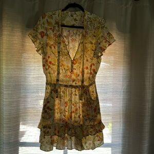 Spell floral mini dress